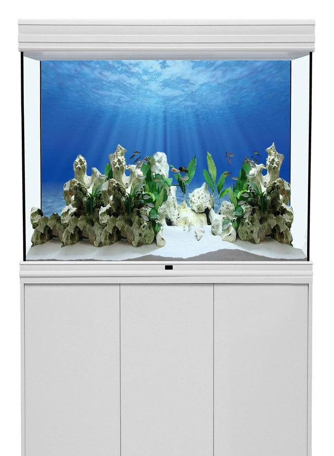 AWERT 24x16 inches Undersea Theme Ocean Floor Aquarium Background Fish Tank Background Polyester Background - Image 2